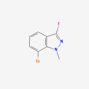 7-Bromo-3-fluoro-1-methylindazole