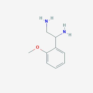 molecular formula C9H14N2O B2636895 1-(2-Methoxyphenyl)ethane-1,2-diamine CAS No. 96929-49-6
