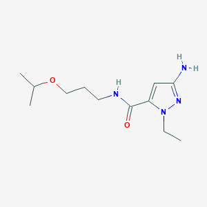 3-amino-1-ethyl-N-(3-isopropoxypropyl)-1H-pyrazole-5-carboxamide