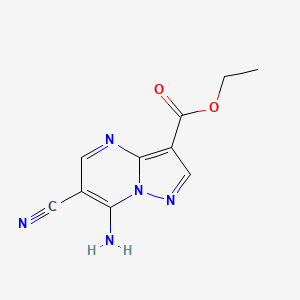 Ethyl 7-amino-6-cyanopyrazolo[1,5-a]pyrimidine-3-carboxylate