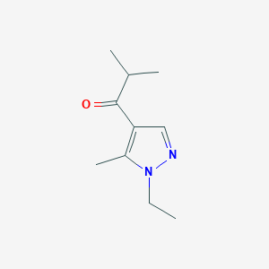 1-(1-ethyl-5-methyl-1H-pyrazol-4-yl)-2-methylpropan-1-one