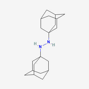 molecular formula C20H32N2 B2636945 1,2-Di(tricyclo[3.3.1.1~3,7~]dec-1-yl)hydrazine CAS No. 118656-00-1