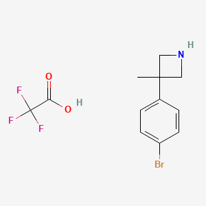 3-(4-Bromophenyl)-3-methylazetidine, trifluoroacetic acid