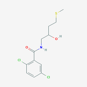 2,5-Dichloro-N-(2-hydroxy-4-methylsulfanylbutyl)benzamide
