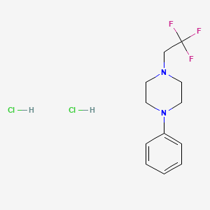 1-Phenyl-4-(2,2,2-trifluoroethyl)piperazine dihydrochloride