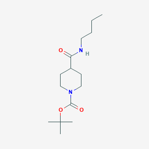 molecular formula C15H28N2O3 B2636983 N-Butyl 1-boc-piperidine-4-carboxamide CAS No. 757949-37-4