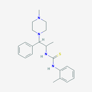 1-(1-(4-Methylpiperazin-1-yl)-1-phenylpropan-2-yl)-3-(o-tolyl)thiourea
