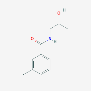 molecular formula C11H15NO2 B263701 N-(2-hydroxypropyl)-3-methylbenzamide 