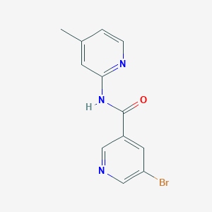 molecular formula C12H10BrN3O B263703 5-bromo-N-(4-methyl-2-pyridinyl)nicotinamide 