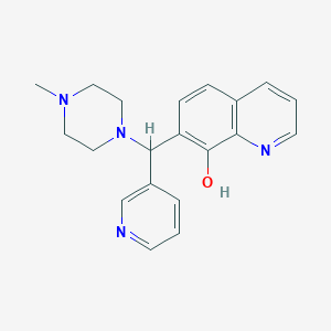 7-[(4-Methylpiperazin-1-yl)-pyridin-3-ylmethyl]quinolin-8-ol