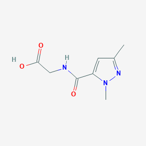 2-(1,3-Dimethyl-1H-pyrazole-5-carboxamido)acetic acid