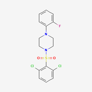 1-(2,6-Dichlorobenzenesulfonyl)-4-(2-fluorophenyl)piperazine