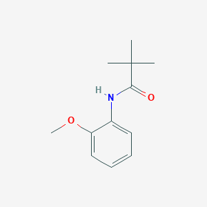 molecular formula C12H17NO2 B263706 N-(2-methoxyphenyl)-2,2-dimethylpropanamide 
