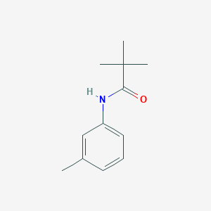 molecular formula C12H17NO B263707 2,2-Dimethyl-N-(3-methylphenyl)propanamide 