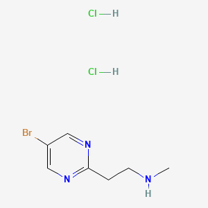 2-(5-Bromopyrimidin-2-yl)-N-methylethan-1-amine dihydrochloride