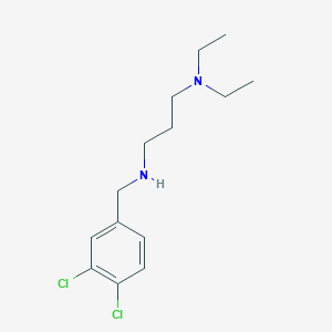 molecular formula C14H22Cl2N2 B263709 N-(3,4-dichlorobenzyl)-N-[3-(diethylamino)propyl]amine 