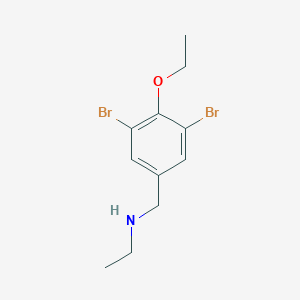 molecular formula C11H15Br2NO B263711 N-(3,5-dibromo-4-ethoxybenzyl)ethanamine 