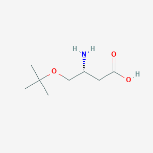 molecular formula C8H17NO3 B2637117 (R)-3-Amino-4-(tert-butoxy)butanoic acid CAS No. 1956437-97-0