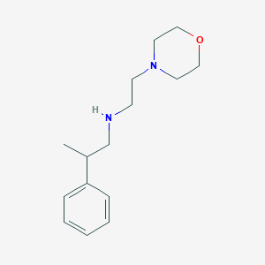 molecular formula C15H24N2O B263714 N-[2-(4-morpholinyl)ethyl]-N-(2-phenylpropyl)amine 