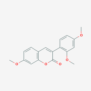 molecular formula C18H16O5 B2637166 3-(2,4-dimethoxyphenyl)-7-methoxy-2H-chromen-2-one CAS No. 6468-59-3