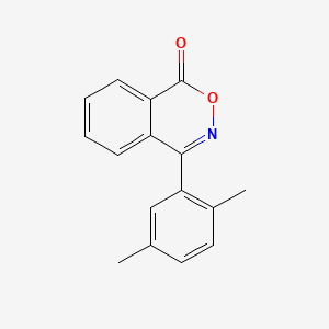 molecular formula C16H13NO2 B2637177 4-(2,5-Dimethylphenyl)benzo[d]1,2-oxazin-1-one CAS No. 2224-85-3