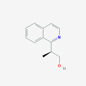 molecular formula C12H13NO B2637189 (2S)-2-Isoquinolin-1-ylpropan-1-ol CAS No. 1803914-96-6