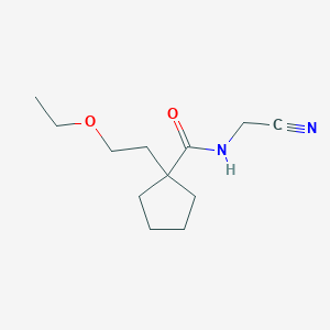 B2637190 N-(cyanomethyl)-1-(2-ethoxyethyl)cyclopentane-1-carboxamide CAS No. 2094887-58-6