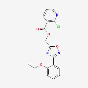 B2637211 [3-(2-Ethoxyphenyl)-1,2,4-oxadiazol-5-yl]methyl 2-chloropyridine-3-carboxylate CAS No. 938423-29-1
