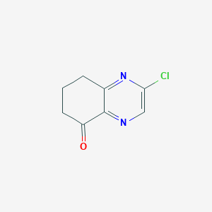 molecular formula C8H7ClN2O B2637225 2-Chloro-5,6,7,8-tetrahydroquinoxalin-5-one CAS No. 1211590-49-6