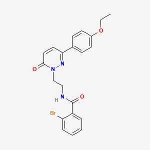 B2637277 2-bromo-N-(2-(3-(4-ethoxyphenyl)-6-oxopyridazin-1(6H)-yl)ethyl)benzamide CAS No. 921533-10-0