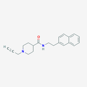 molecular formula C21H24N2O B2637292 N-[2-(naphthalen-2-yl)ethyl]-1-(prop-2-yn-1-yl)piperidine-4-carboxamide CAS No. 1241145-68-5