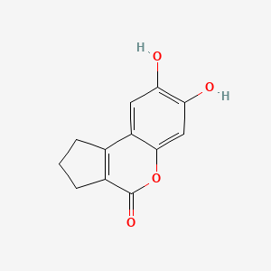 7,8-dihydroxy-2,3-dihydrocyclopenta[c]chromen-4(1H)-one