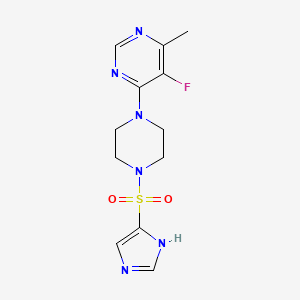 5-Fluoro-4-[4-(1H-imidazol-5-ylsulfonyl)piperazin-1-yl]-6-methylpyrimidine