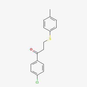 1-(4-Chlorophenyl)-3-[(4-methylphenyl)sulfanyl]-1-propanone