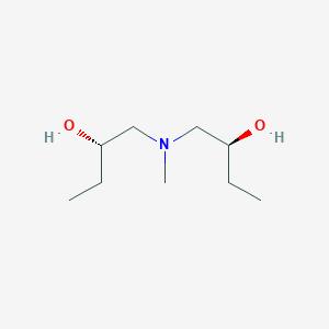 molecular formula C9H21NO2 B2637319 (2S)-1-[[(2S)-2-Hydroxybutyl]-methylamino]butan-2-ol CAS No. 2361610-19-5