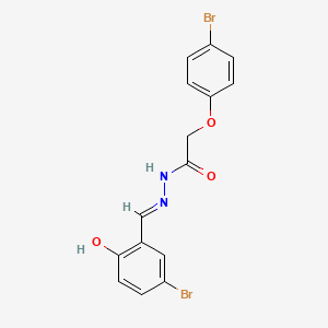 N'-(5-Bromo-2-hydroxybenzylidene)-2-(4-bromophenoxy)acetohydrazide