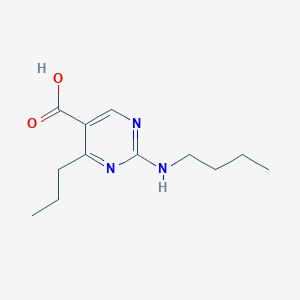 2-(Butylamino)-4-propylpyrimidine-5-carboxylic acid