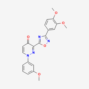 N-pentyl-1-[4-(piperidin-1-ylsulfonyl)phenyl]-1H-imidazole-4-carboxamide