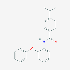 molecular formula C22H21NO2 B263735 4-isopropyl-N-(2-phenoxyphenyl)benzamide 