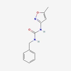 molecular formula C12H13N3O2 B2637355 1-Benzyl-3-(5-methylisoxazol-3-yl)urea CAS No. 791817-34-0