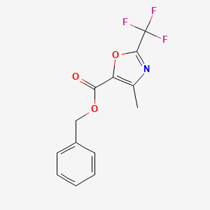 Benzyl 4-methyl-2-(trifluoromethyl)oxazole-5-carboxylate