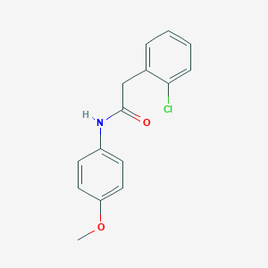 molecular formula C15H14ClNO2 B263738 2-(2-chlorophenyl)-N-(4-methoxyphenyl)acetamide 