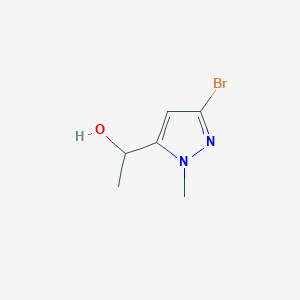 1-(5-Bromo-2-methylpyrazol-3-yl)ethanol