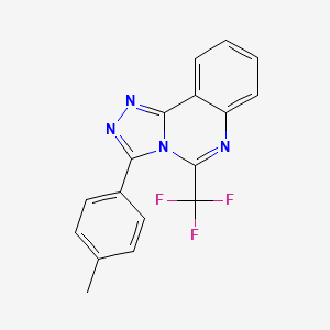 3-(4-Methylphenyl)-5-(trifluoromethyl)(1,2,4)triazolo[4,3-c]quinazoline
