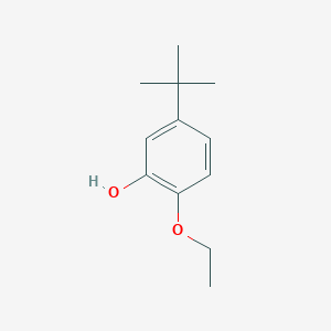 molecular formula C12H18O2 B2637414 5-Tert-butyl-2-ethoxyphenol CAS No. 1216282-58-4