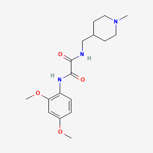 molecular formula C17H25N3O4 B2637415 N1-(2,4-dimethoxyphenyl)-N2-((1-methylpiperidin-4-yl)methyl)oxalamide CAS No. 953171-57-8