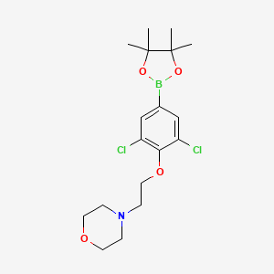 4-(2-Morpholinoethoxy)-3,5-dichlorophenylboronic acid, pinacol ester