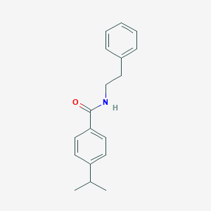 molecular formula C18H21NO B263744 N-Phenethyl-4-isopropylbenzamide 