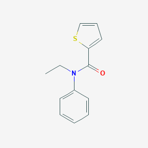 molecular formula C13H13NOS B263746 N-ethyl-N-phenylthiophene-2-carboxamide 