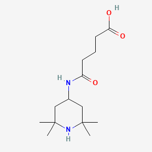 5-Oxo-5-[(2,2,6,6-tetramethylpiperidin-4-yl)amino]pentanoic acid